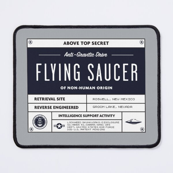 Item preview, Flying Saucer Data Plate designed and sold by dtkindling.