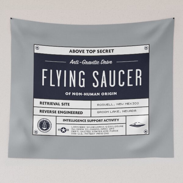 Item preview, Flying Saucer Data Plate designed and sold by dtkindling.
