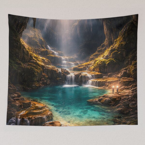 Item preview, Hidden Cave of Light and Water designed and sold by Yomere.