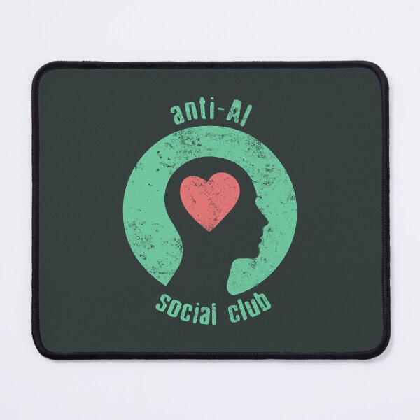 Item preview, Anti AI Social Club - Human First designed and sold by Frank J. Art.