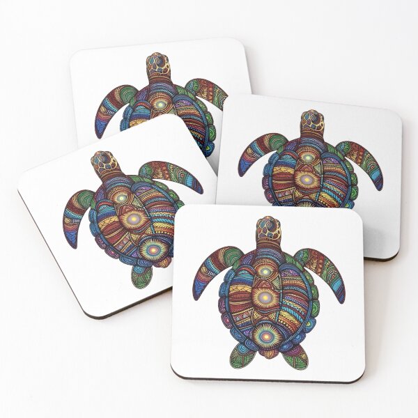 Item preview, Copy of Swimming Sea Turtle | Ocean Zentangle Art Collection designed and sold by Zaru Art Studio.
