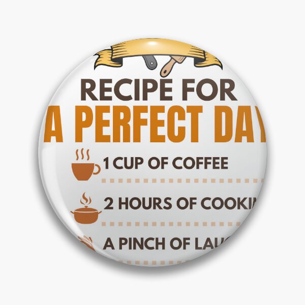 Item preview, Recipe For A Perfect Day Funny Cooking Kitchen T-Shirt designed and sold by Uvclick.