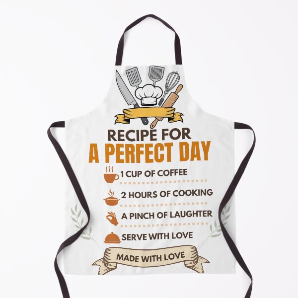 Item preview, Recipe For A Perfect Day Funny Cooking Kitchen T-Shirt designed and sold by Uvclick.
