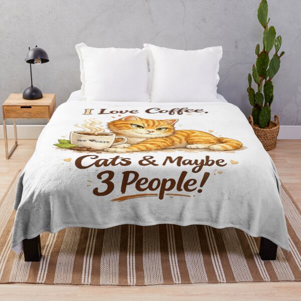 Item preview, I Love Coffee, Cats & Maybe 3 People! designed and sold by WeLoveCatss.