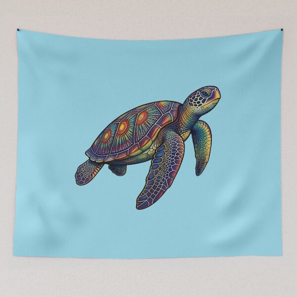 Item preview, Ocean Sea Turtle | Ocean Zentangle Art Collection designed and sold by Zaru Art Studio.