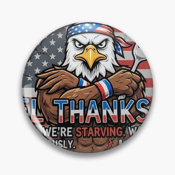 Item preview, Patriotic Hangry Eagle | Cancel Thanksgiving designed and sold by Zipzadoo.