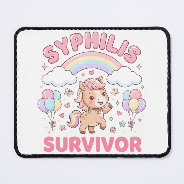 Item preview, Horse Syphilis survivor funny gag adult humor novelty designed and sold by CheeseBlueprint.