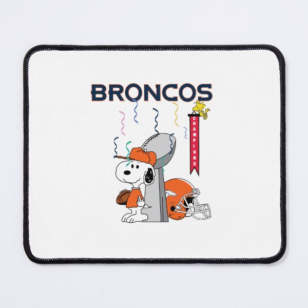 Item preview, Broncos Champions Snoopy Woodstock Football designed and sold by MorphMint.