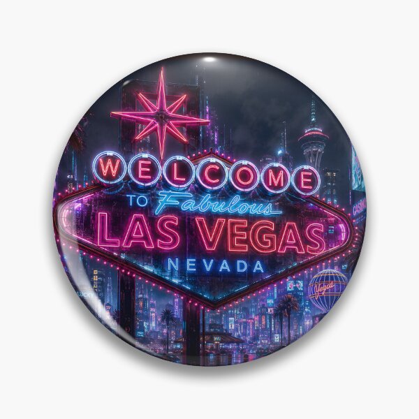 Item preview,  Las Vegas 2150 Cyberpunk | Neon Atlas | Futuristic Neon Wall Art | Sci-Fi Cityscape designed and sold by NSAstore.