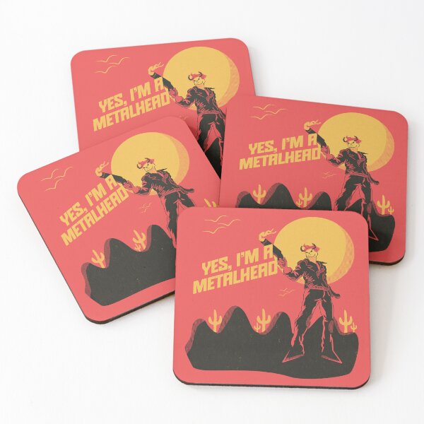 Item preview, Yes I'm a Metalhead Alternative Desert Illustration designed and sold by beboplab.