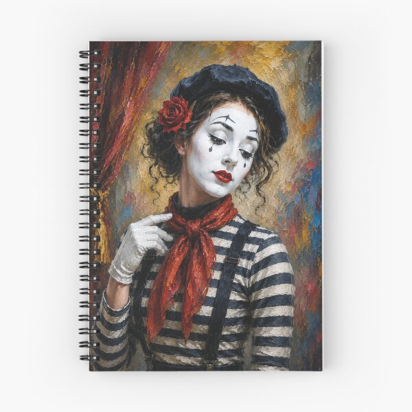 Item preview, Mime performer painting. designed and sold by GalleryKauffeld.