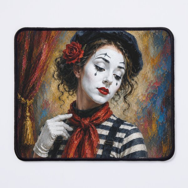 Item preview, Mime performer painting. designed and sold by GalleryKauffeld.