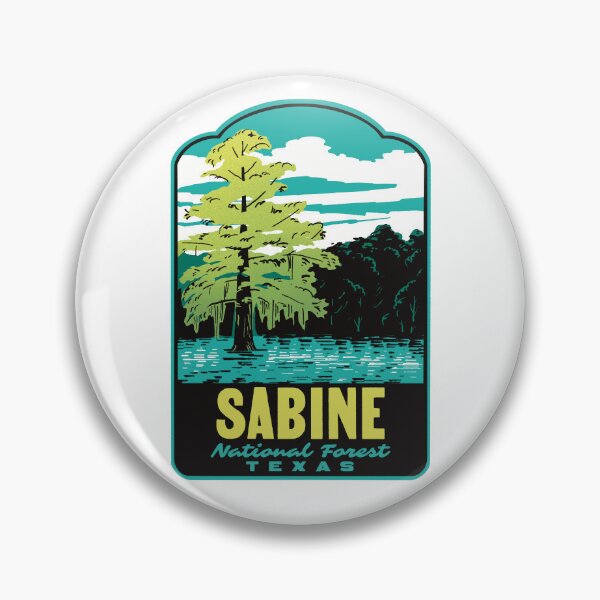 Item preview, Toledo Bend Reservoir Sabine National Forest Retro Poster designed and sold by HalpinDesign.