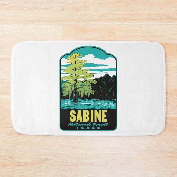 Item preview, Toledo Bend Reservoir Sabine National Forest Retro Poster designed and sold by HalpinDesign.