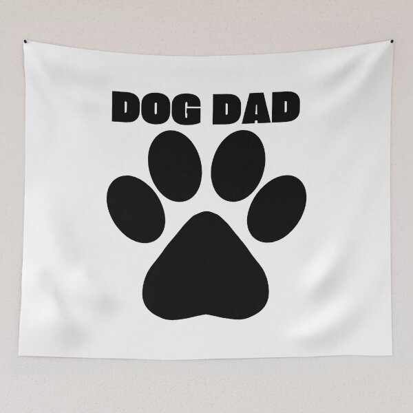 Item preview, Dog Dad Paw Print Graphic designed and sold by GiaoCalonas.