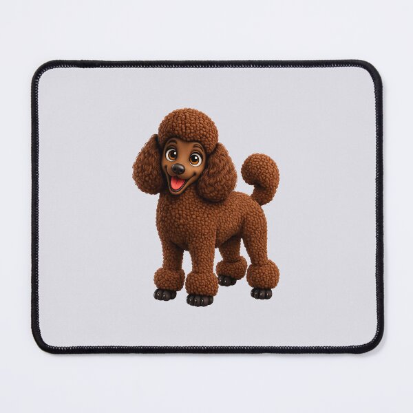 Item preview, Cute Copper Brown Poodle Puppy Illustration designed and sold by BackgroundND.