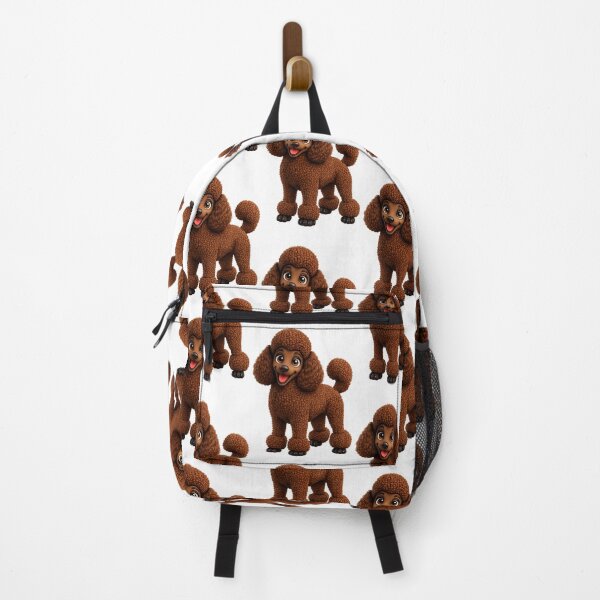 Item preview, Cute Copper Brown Poodle Puppy Illustration designed and sold by BackgroundND.