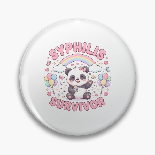 Item preview, Panda Syphilis survivor funny gag adult humor novelty  designed and sold by CheeseBlueprint.