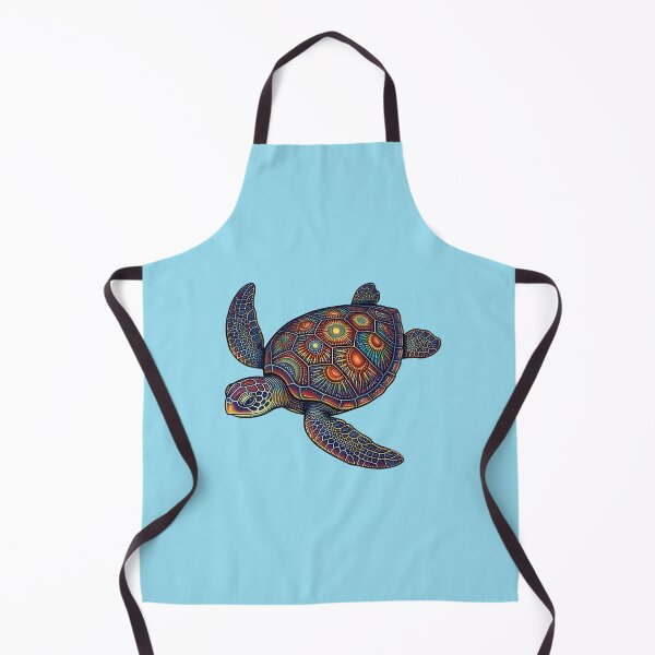 Item preview, Decorative Sea Turtle | Ocean Zentangle Art Collection designed and sold by Zaru Art Studio.