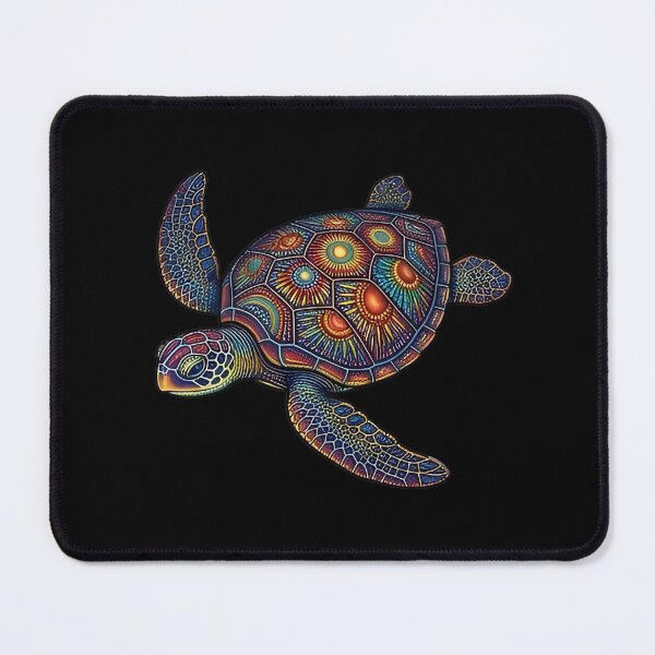 Item preview, Decorative Sea Turtle | Ocean Zentangle Art Collection designed and sold by Zaru Art Studio.