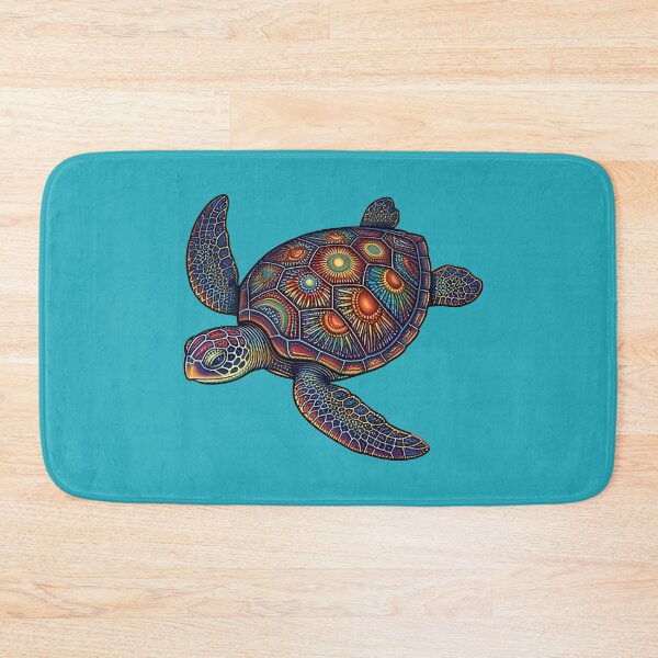 Item preview, Decorative Sea Turtle | Ocean Zentangle Art Collection designed and sold by Zaru Art Studio.