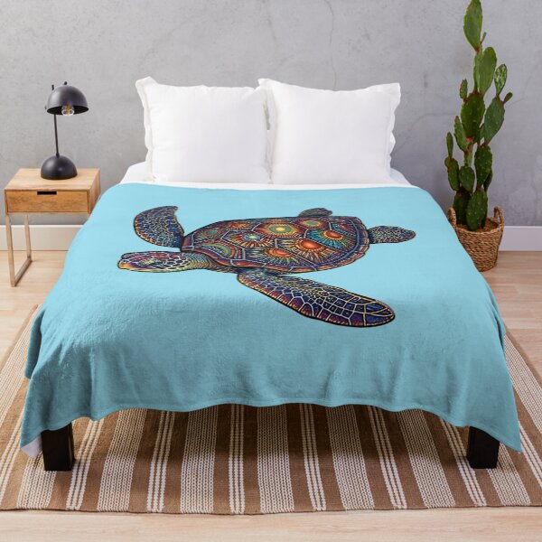 Item preview, Decorative Sea Turtle | Ocean Zentangle Art Collection designed and sold by Zaru Art Studio.