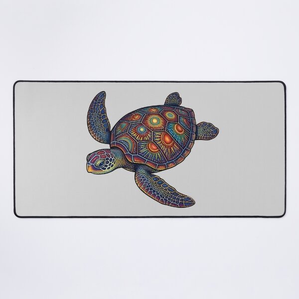 Item preview, Decorative Sea Turtle | Ocean Zentangle Art Collection designed and sold by Zaru Art Studio.