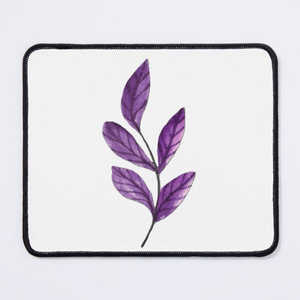 Item preview, Purple Watercolor Leaves | Minimal Botanical Nature Illustration designed and sold by MysticPurpleHue.