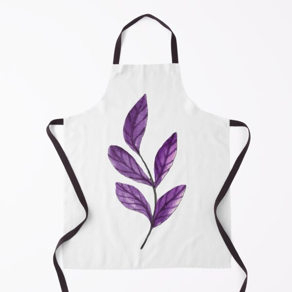Item preview, Purple Watercolor Leaves | Minimal Botanical Nature Illustration designed and sold by MysticPurpleHue.