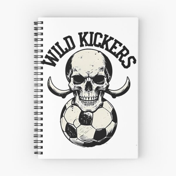 Item preview, Wild Kickers Skull Soccer Ball Emblem designed and sold by Structure-Blue.