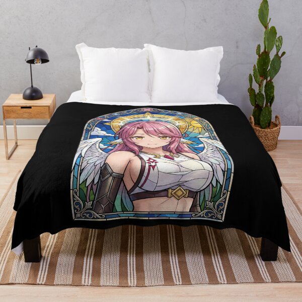Item preview, Jibril No Game No Life Celestial Halo Stained Glass Angel Shrine designed and sold by mildaclairmo.