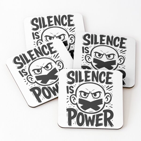 Item preview, Silence Is Power Censored Face Tape Dark Urban Streetwear Graphic designed and sold by DesignArtist.ia.