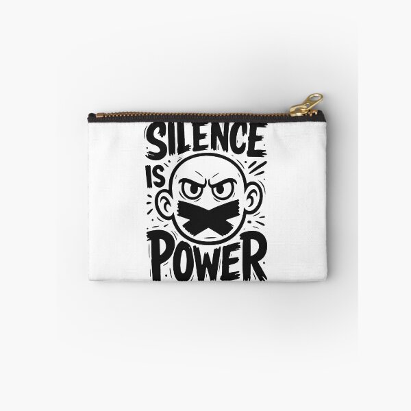Item preview, Silence Is Power Censored Face Tape Dark Urban Streetwear Graphic designed and sold by DesignArtist.ia.