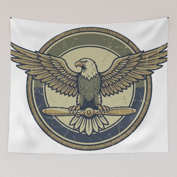 Item preview, Eagle Propeller Aviation Patch designed and sold by Design-Illusi0n.