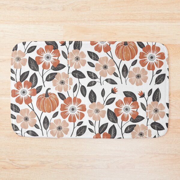 Item preview, Autumn Floral Pumpkin | Vintage Fall Flowers Aesthetic designed and sold by Made for Grins Co.