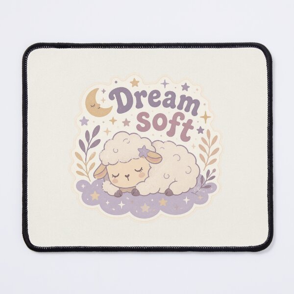 Item preview, Starglow Sheep – Dream Soft Motivational Sticker designed and sold by Cerys-GS.