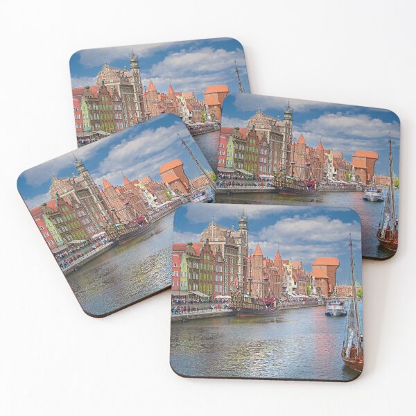 Item preview, Gdansk Poland River Embankment Cityscape designed and sold by Martyn R Arnold Fine Art Nature & Landscape Photography.