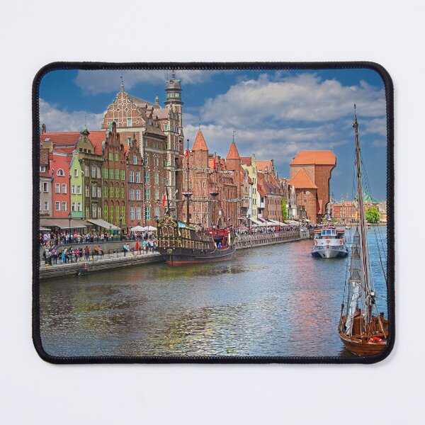 Item preview, Gdansk Poland River Embankment Cityscape designed and sold by Martyn R Arnold Fine Art Nature & Landscape Photography.