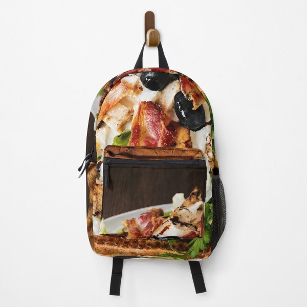 Item preview, Gourmet Chicken Caesar Salad Photo Print | Grilled Chicken Crisp Bacon Salad Canvas | Culinary Kitchen Wall Art | Restaurant Food Photography Print designed and sold by SergioMiklos.