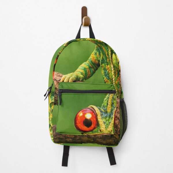 Item preview, Fiery Chameleon Attitude – Glowing Eyes & Middle Finger designed and sold by Rocket&Stars.