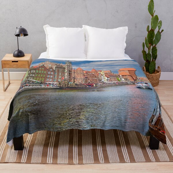 Item preview, Gdansk Poland River Embankment Cityscape designed and sold by Martyn R Arnold Fine Art Nature & Landscape Photography.
