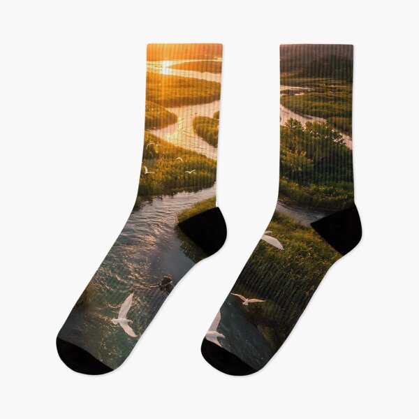 Item preview, Golden River at Sunset designed and sold by Yomere.