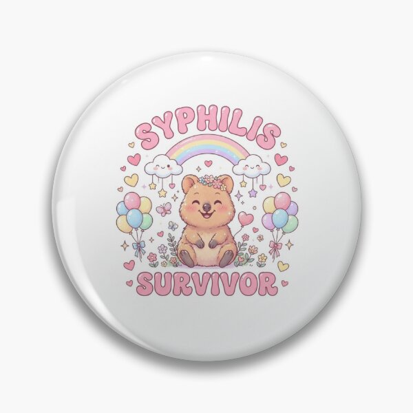 Item preview, Quokka Syphilis survivor funny gag adult humor novelty  designed and sold by CheeseBlueprint.