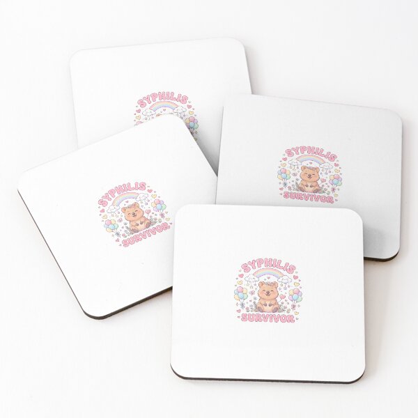 Item preview, Quokka Syphilis survivor funny gag adult humor novelty  designed and sold by CheeseBlueprint.