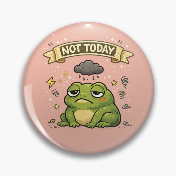 Item preview, Tired frog under its cloud designed and sold by Tiny-Chaos-Club.