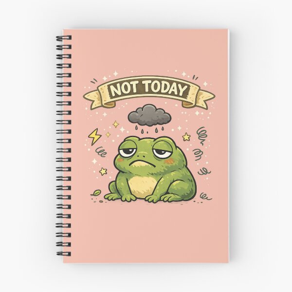 Item preview, Tired frog under its cloud designed and sold by Tiny-Chaos-Club.