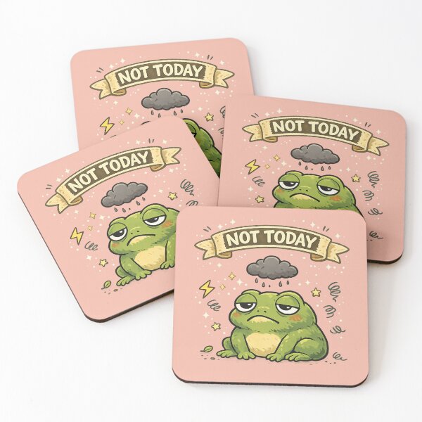 Item preview, Tired frog under its cloud designed and sold by Tiny-Chaos-Club.