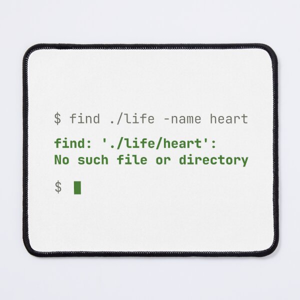 Item preview, Heart Not Found Anti Valentine Terminal Joke designed and sold by Devtona.