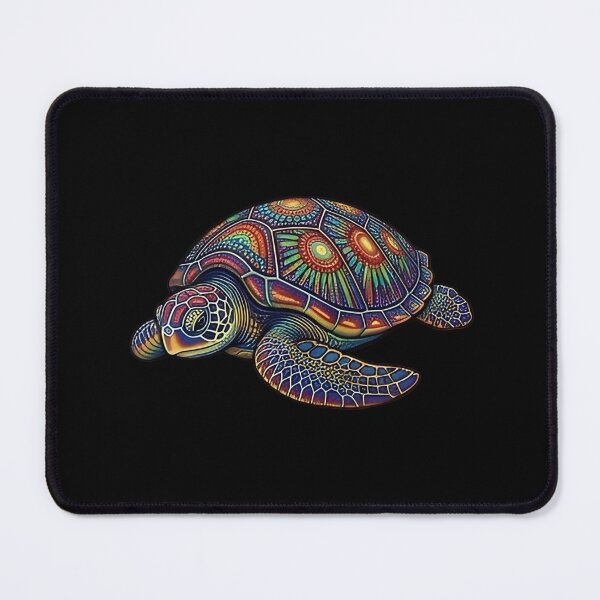 Item preview, Resting Sea Turtle | Ocean Zentangle Art Collection designed and sold by Zaru Art Studio.