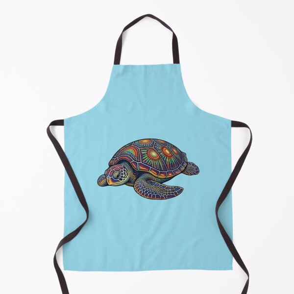 Item preview, Resting Sea Turtle | Ocean Zentangle Art Collection designed and sold by Zaru Art Studio.
